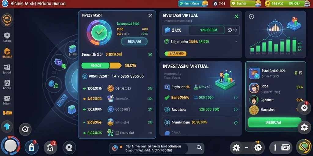Berinteraksi dengan pemain lain dalam fitur multiplayer.