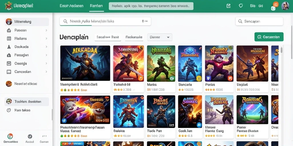 Pemandangan indah dari dunia NEXGID yang memukau.