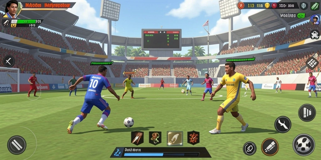 Fitur multiplayer untuk bersaing dengan teman-teman.